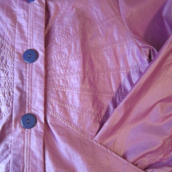 NWT Pleated Hood Water/Wind Resistant Jacket - Picture 2 of 8